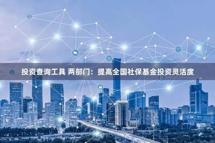 投资查询工具 两部门：提高全国社保基金投资灵活度